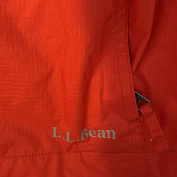 LL Bean Kid’s Size 8 Red Unisex Raincoat with Hood - Picture 2 of 7